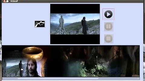 Video Player summary tapestries with continuous temporal zoom sample "The hunt for Gollum"