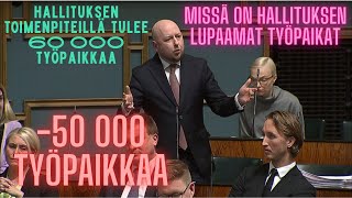 Täysistunto 25.4.2024 60 000 työpaikkaa