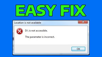 How To Fix The Parameter is Incorrect Error On External Hard Drive in Windows