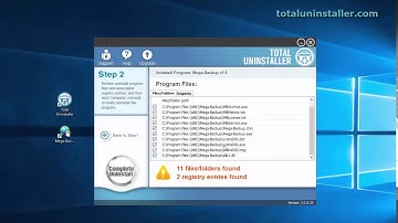 How to Uninstall Mega Backup from Windows (using Total Unisntaller)