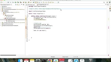 2 static import in java