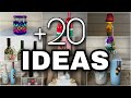 😱+20 IDEAS CON BOTELLAS Y FRASCOS🥰Artesanos Incríveis faça você mesmo reciclagem decoraçao DIY