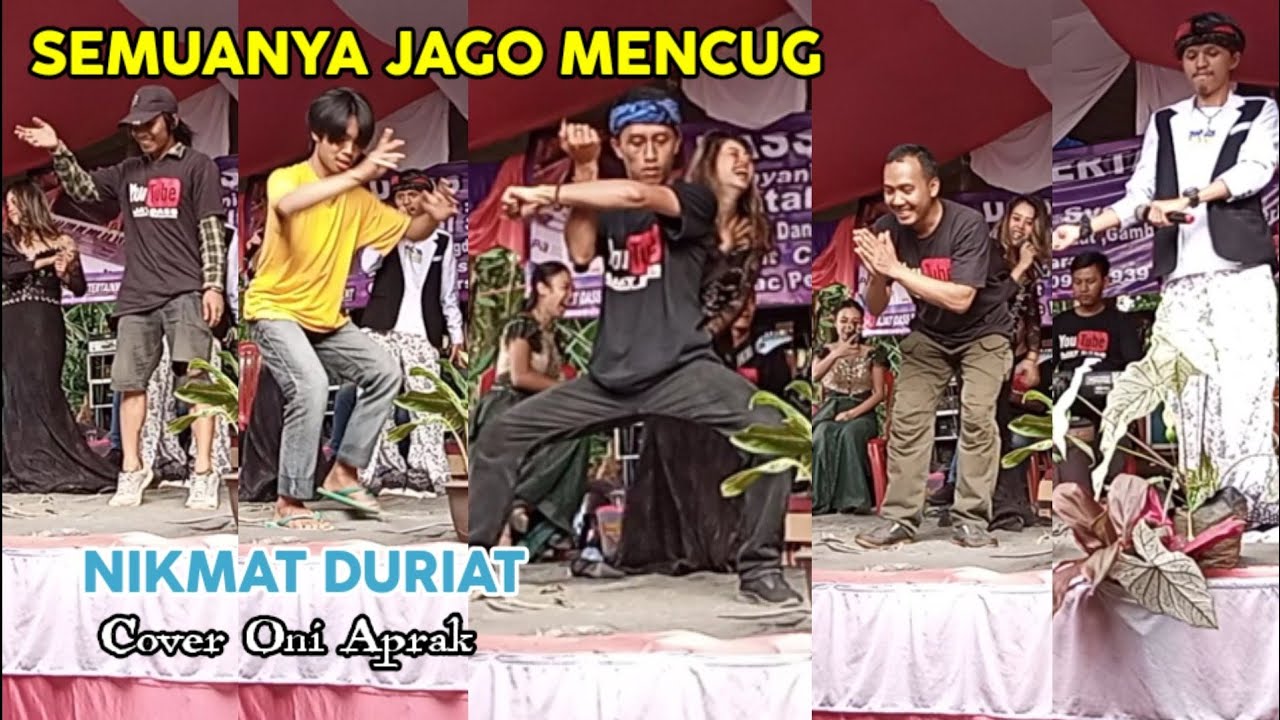 MENCUG LUCU DAN HEBOH - MENCUG NIKMAT DURIAT - SEMUANYA JAGO MENCUG - Cover Vocal Oni Aprak