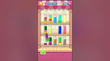 Water sort Puzzle level 227 (play on Facebook)