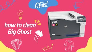 : Cleaning your HP Color Laserjet CP5225 Series Printer / Big Ghost