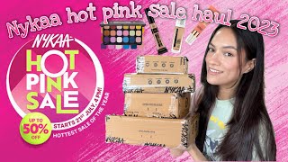 Nykaa hot pink sale haul 2023| what I purchased