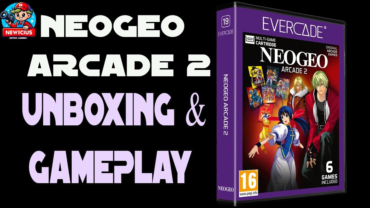EVERCADE NEOGEO ARCADE 2 🔥 Unboxing + Gameplay de los 6 clásicos de NeoGeo 