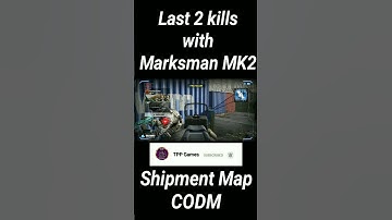 Last 2 kill with Marksman MK2 with one shot one kill by HarshMehta Fun gameplay @CODM shipment map