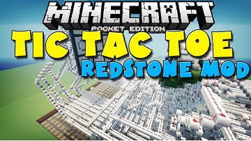 [0.10.5 ]Tic Tac Toe!! - Redstone Mod - Minecraft Pocket Edition