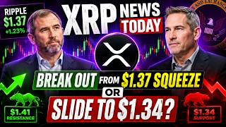 XRP News TODAY: Ripple Ready to Explode From $1.37 Squeeze or Crash?