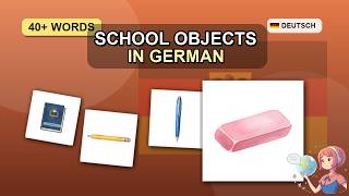 German School Objects Vocabulary | Learn Classroom Words with Images