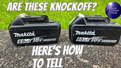 6 Red Flags That Scream Your Makita Battery is Fake