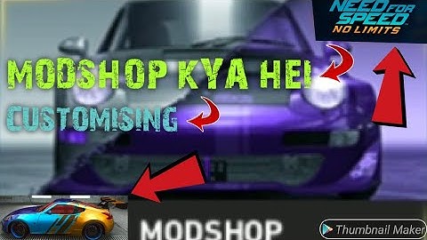 MODSHOP- Need For Speed No Limits - NFS GAMING