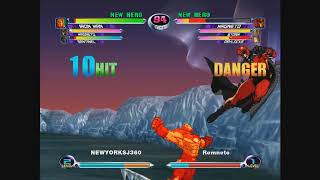MvC2: Iron Man Full A2G (Air to Ground) by Josh 360 .:7.12.20:.
