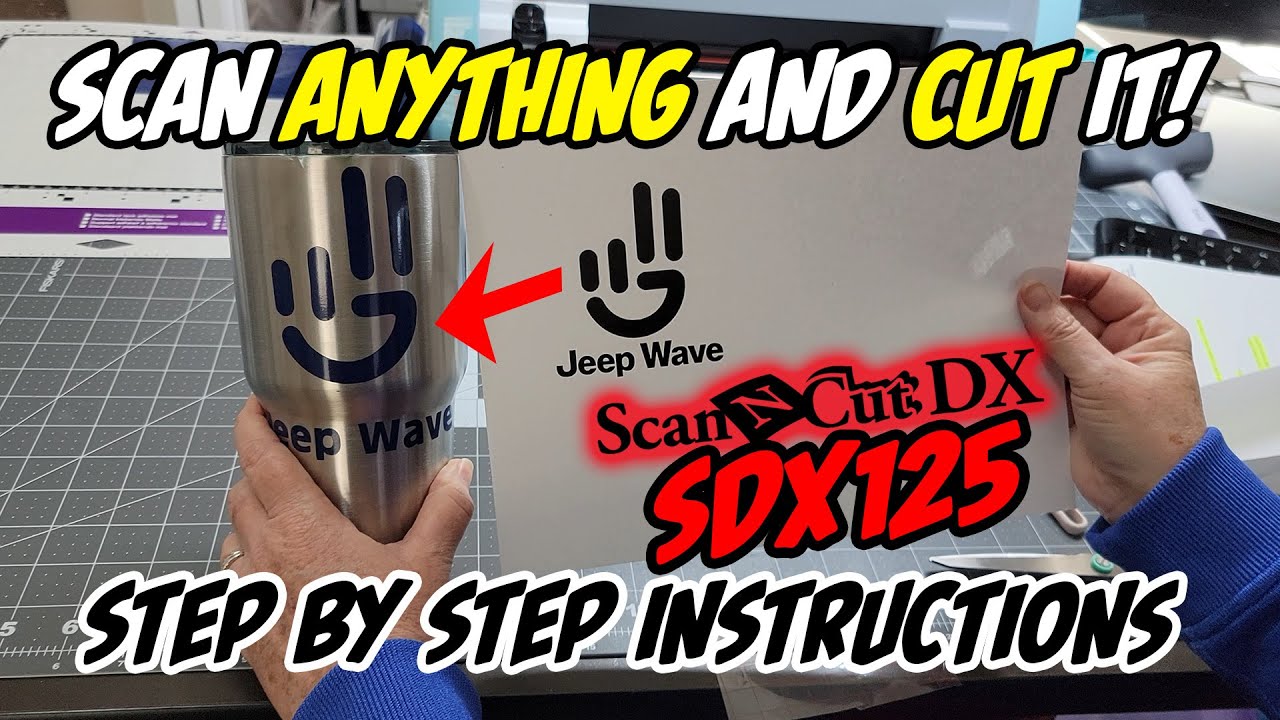 Scan and Cut with a Brother ScanNCut, Step by Step Instructions