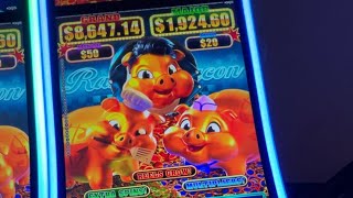 My First Buy It Bonus on Rakin Bacon Slot Machine
