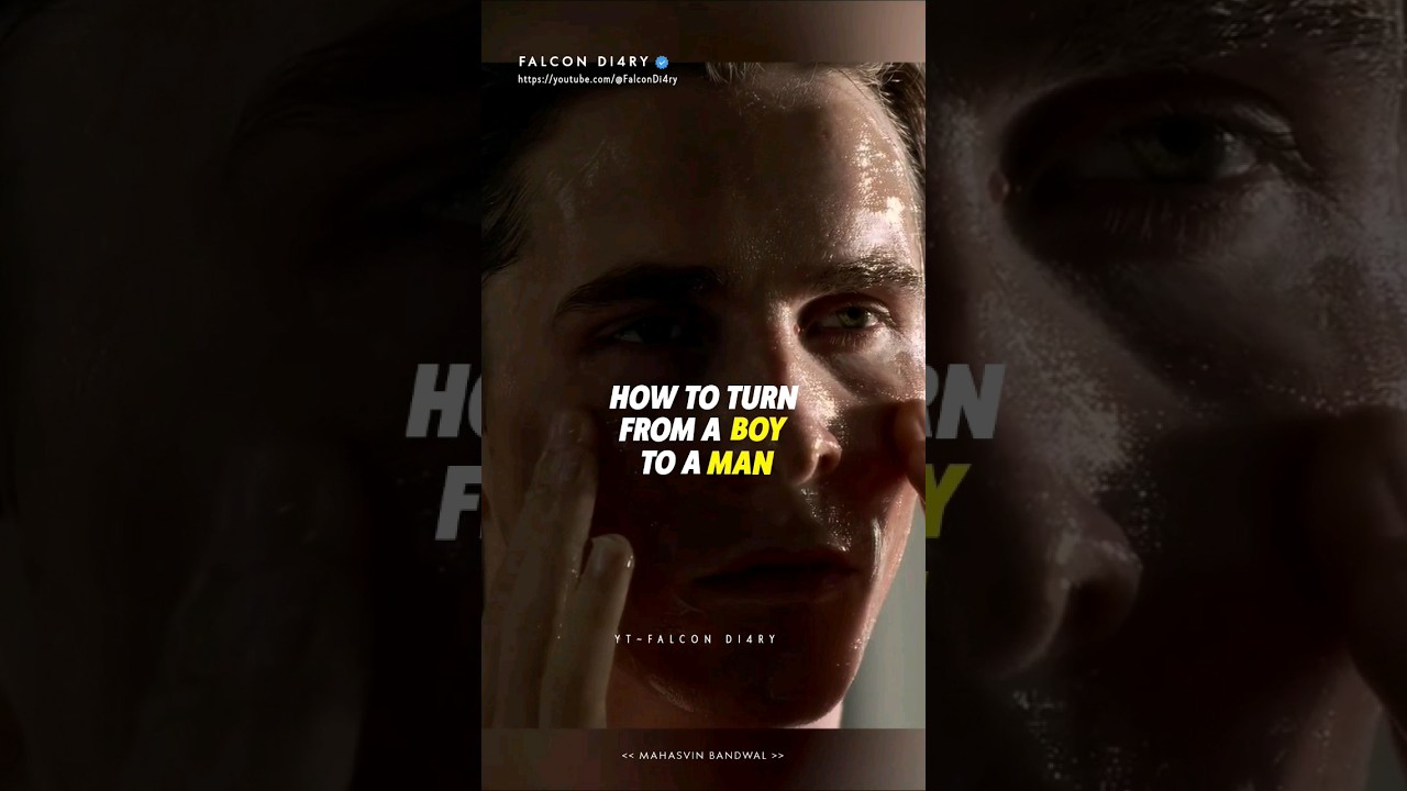 How to turn from a boy to a man 🔱🍷~Motivational status | #shorts #motivation #youtubeshorts #quotes