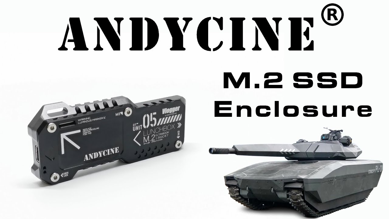 ANDYCINE Lunchbox V M.2 SSD Enclosure - Heavy Duty - YouTube