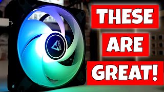 BEST ARGB PC Fans Arctic P12 PWM PST A RGB 0db Silent Colourful Cooling