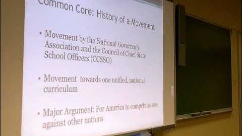 Nicholls CCSS and PARCC The Origin of Common Core