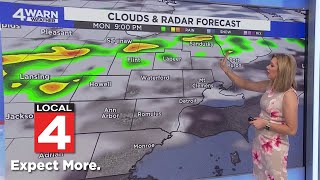 Tracking rain, storms to begin week in Metro Detroit: What to know