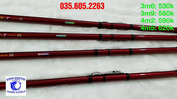 Cần câu lục câu biển shimano surf leader AXT - cho người mới tập câu lục