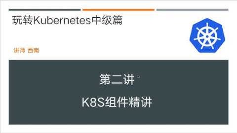 第2讲 玩转kubernetes中级篇 K8S组件精讲
