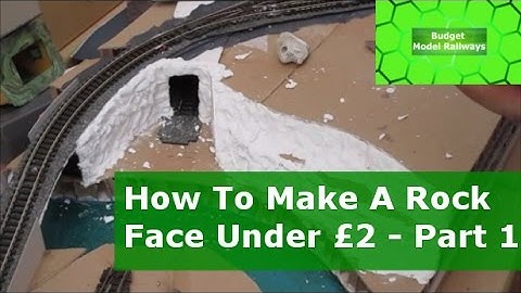 How To Make Cheap Realistic Rock Faces - Part 1