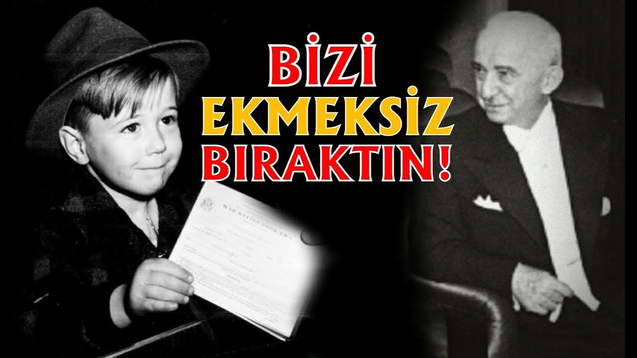 SEN BİZİ EKMEKSİZ BIRAKTIN İSMET PAŞA! - YouTube