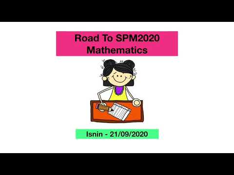 Road To SPM- Mathematics (Day 25)