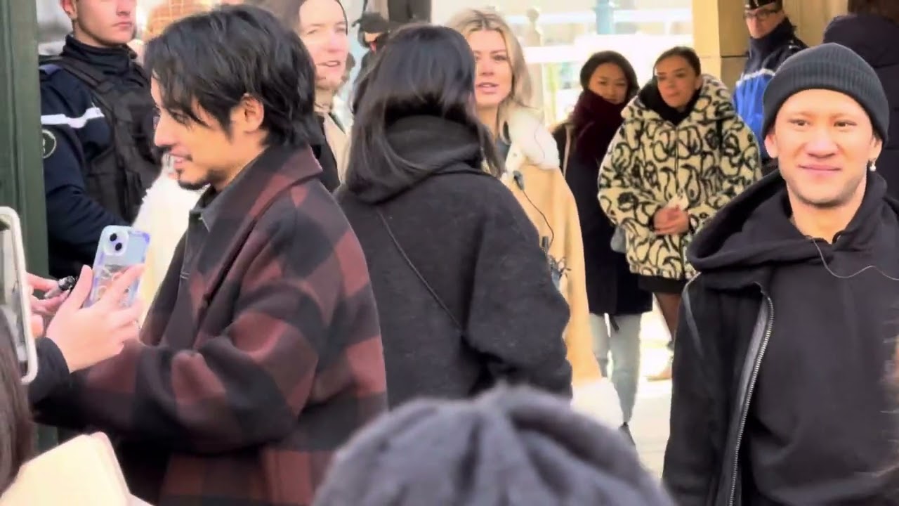 Eiji Akaso(赤楚 衛二)AT FASHION SHOW LOEWE 20 /january/2024 #parisfashionweek #