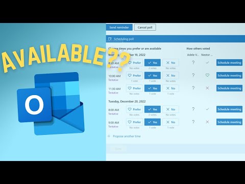 How to Use Scheduling Polls in Microsoft Outlook