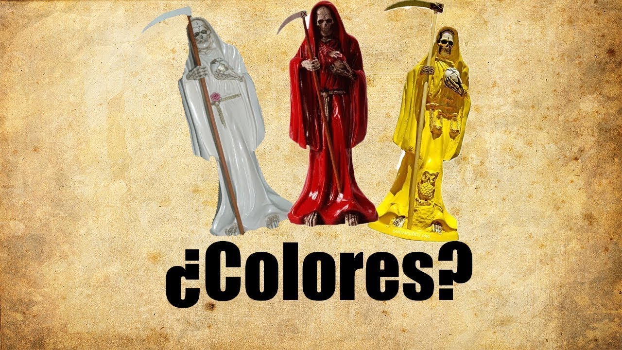 Significado de los colores de la Santa Muerte - YouTube