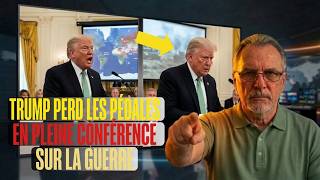 Trump Perd Les Pdales  La Maisonblanche En Pleine Confrence Sur La Guerre