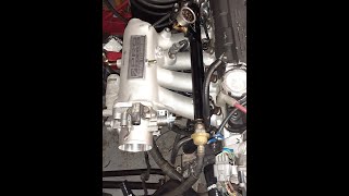 Skunk2 Pro Series Intake B18C1 and Alpha Series 70mm Throttle Body Install AllMotor Eg Build.
