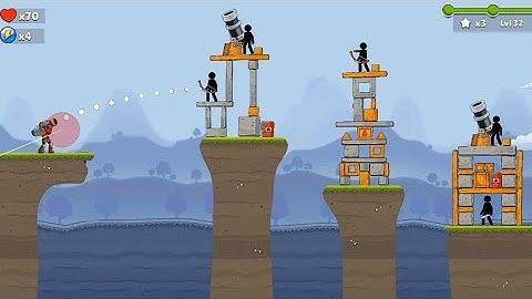 Boom Stick: Bazooka Puzzles | gameplay walkthrough part 8 | Red Chilli Gaming | Android iOS