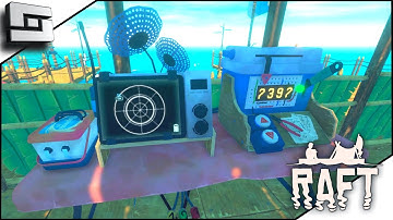 I Finally Built The Receiver, Battery, and Antenna In Raft The First Chapter! E8