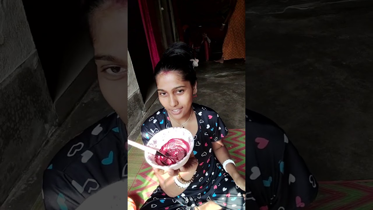 First time beetroot apply on my face 