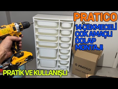 Pratico 14 Çekmeceli Çok Amaçlı Dolap Montajı | Dikkat Edilmesi Gerekenler