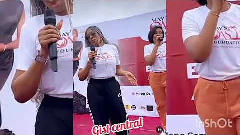 MAY EDOCHIE GETS EMOTIONAL AS SHE SINGS ON HER BIRTHDAY
