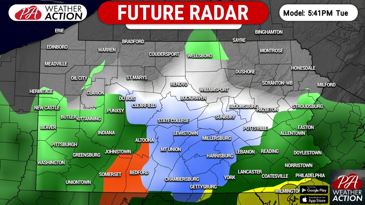 Tuesday Evening Wintry Mix - Nov 15, 2022