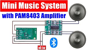 PAM8403 Bluetooth Amplifier Music System