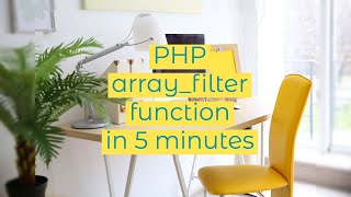 How to filter an array in PHP