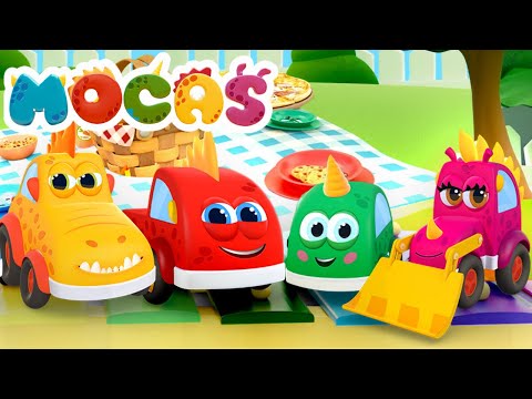 Sing with Mocas! The Apples \u0026 Bananas song for kids. All the best nursery rhymes for kids.