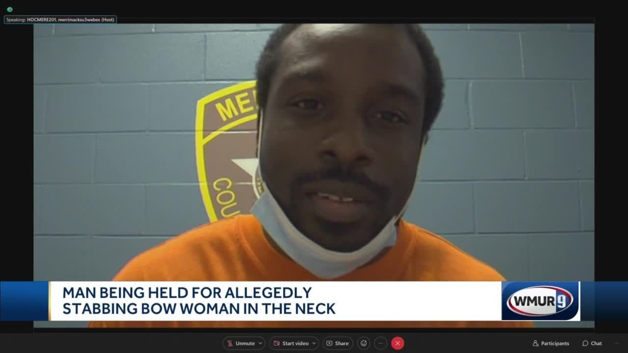 Man accused of stabbing woman in neck ordered held - YouTube