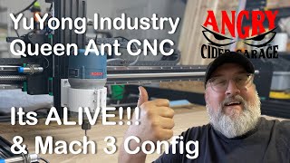 YuYong QueenAnt Pro CNC is Alive & Mach3 Config