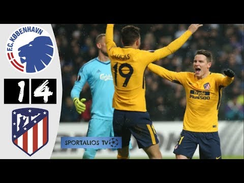 Download HD| FC COPENHAGEN 1-4 ATL MADRID - HIGHLIGHTS - UEL - FEB 2018 - Sportalios TV