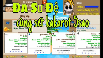 Ngọc Rồng Online - NXT Ép Sét Kakarot 5sao Cho ĐA SƯ ĐỆ ..Sức Mạnh Của Sét Kakarot Là Có Thật