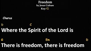 Freedom by Jesus Culture || Chords And Lyrics || Acoustic