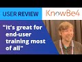 KnowBe4 Review: Network Engineer Is Confident In the Preventive Elements of KnowBe4